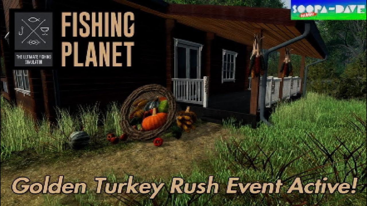 Golden Turkey Rush Event Active Fishing Planet