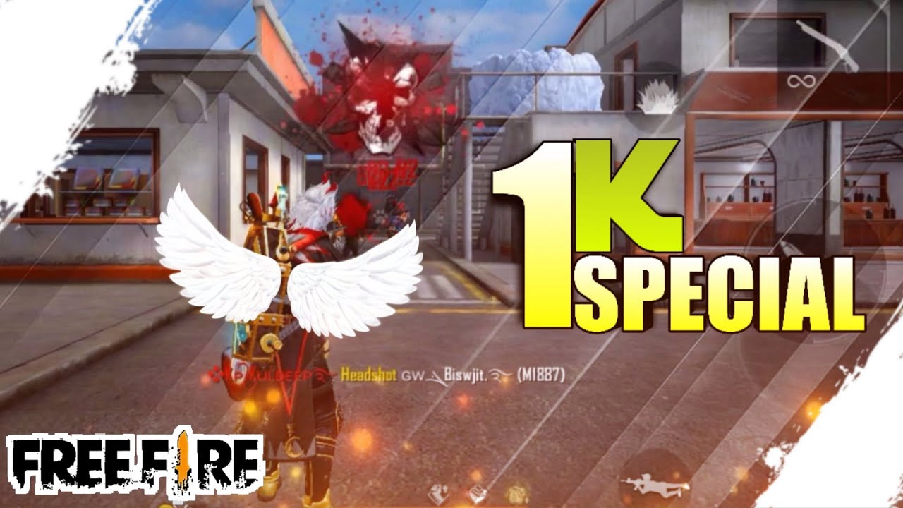 😃 1K Subscribers Special - Free Fire Montage - Thanks Video For 1k ...