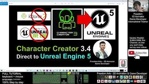 Character Creator 3.4 direct to Unreal Engine 5 Early Access - Full Tutorial 2022 March