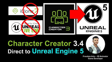 Character Creator 3.4 direct to Unreal Engine 5 Early Access - Full Tutorial 2022 March