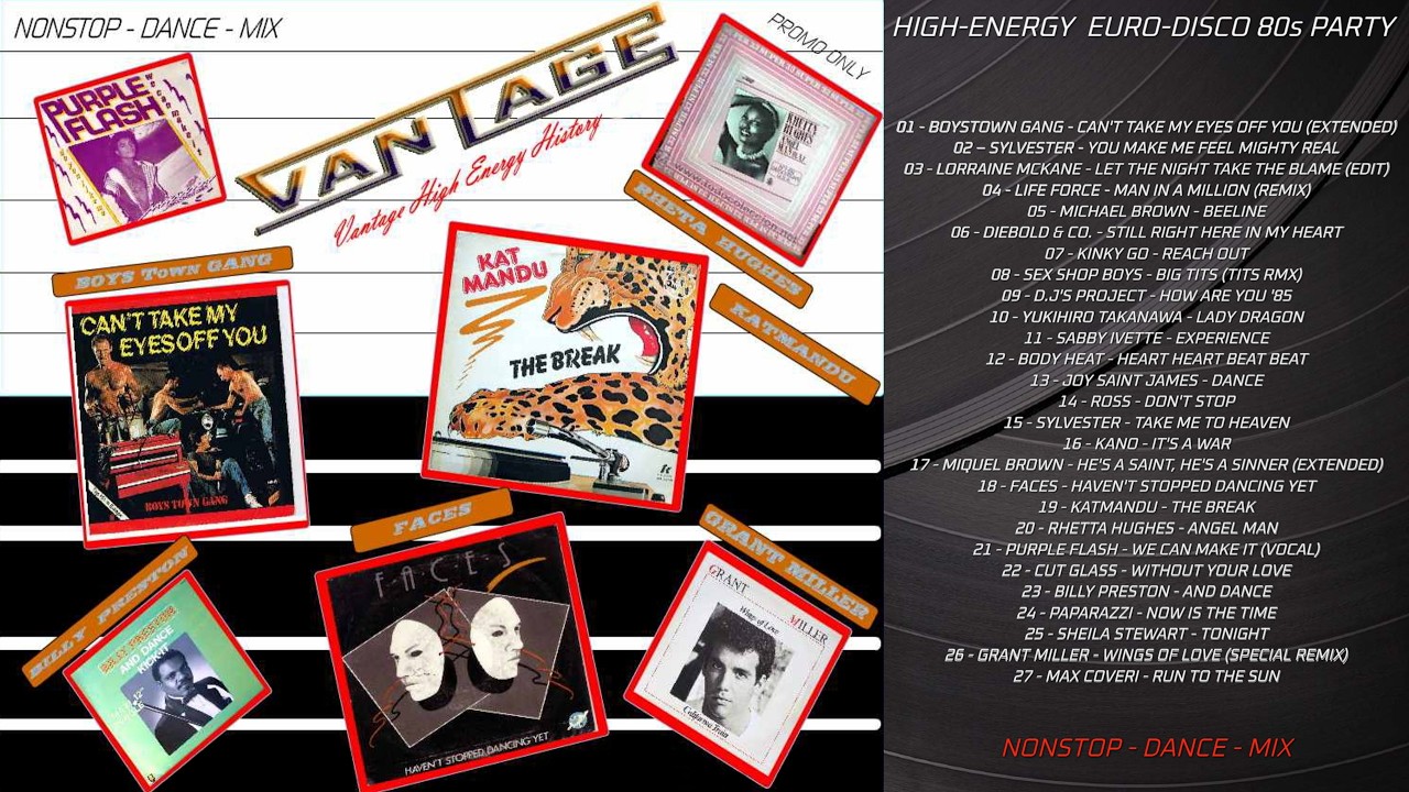 HIGH⚡ENERGY VANTAGE NON⚡STOP 1978-1989 Hi-NRG EURO-DISCO PARTY