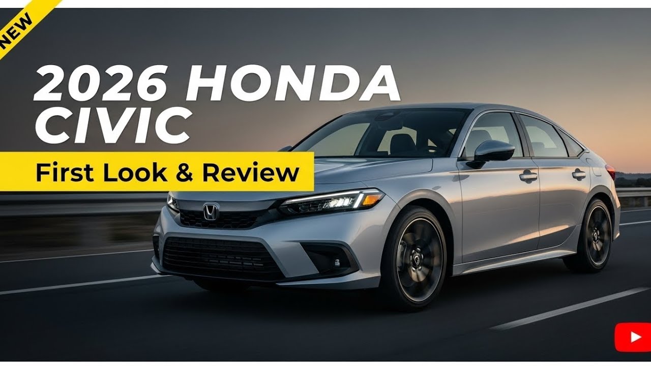 Honda Civic 2026 😱 | New Design, Powerful Engine & Features That Shock Everyone!