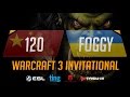 WC3 - 120 vs. Foggy - Ting Warcraft Invitational - Ro8