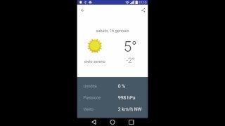 Milano - android weather app screenshot 1