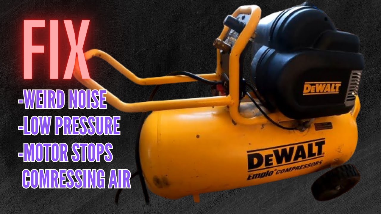 How to Fix DeWalt Oil Free Compressor Not Reaching Full Air Pressure