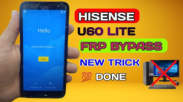 hisense u60 lite frp bypass without pc || All Hisense Remove Google Account New Method 2024