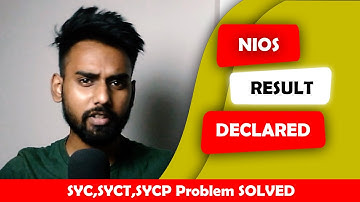 NIOS April Result Declared 2022 | SYC, SYCT, XXXX Problem Solved | NIOS Update