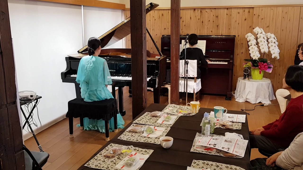 Sosunny plays Mozart at home concert in Tokyo on 20 Feb 2018