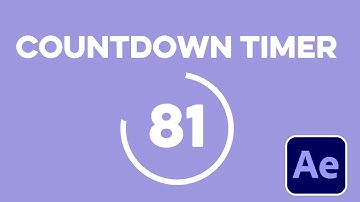 How to Create a Countdown Timer in After Effects