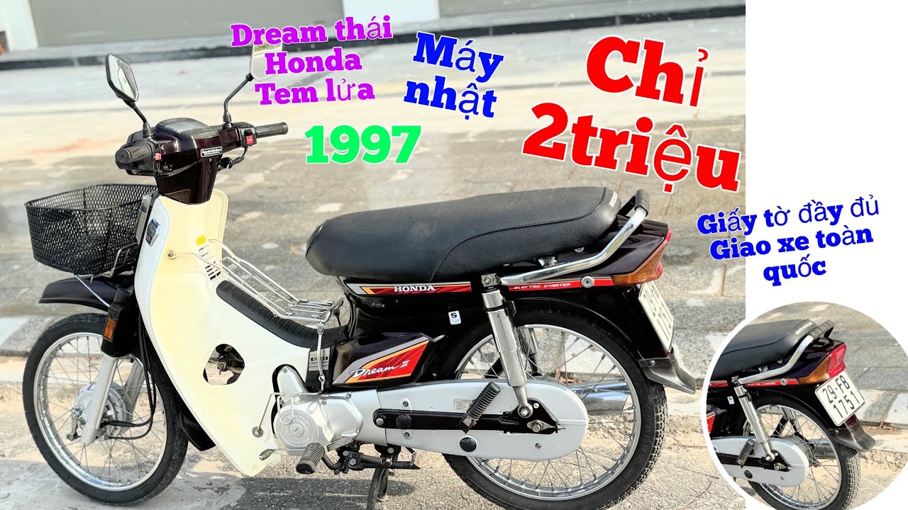 Honda Dream Thái Nhật zin Cực hiếm 1997 Tem lửa chỉ từ 2 triệu giao xe ...