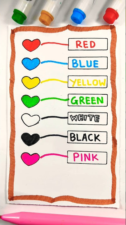 Let's learn English in color again #shorts #english #education #shortvideo #reels