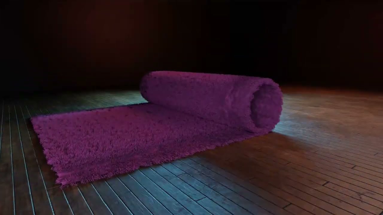 Making a Rolling Rug with Geometry Nodes in blender 3.1