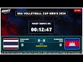 🔴 LIVE | THAILAND 🇹🇭 vs 🇰🇭 CAMBODIA | SF: SEA V Cup Men's 2026 | Live Score Volleyball