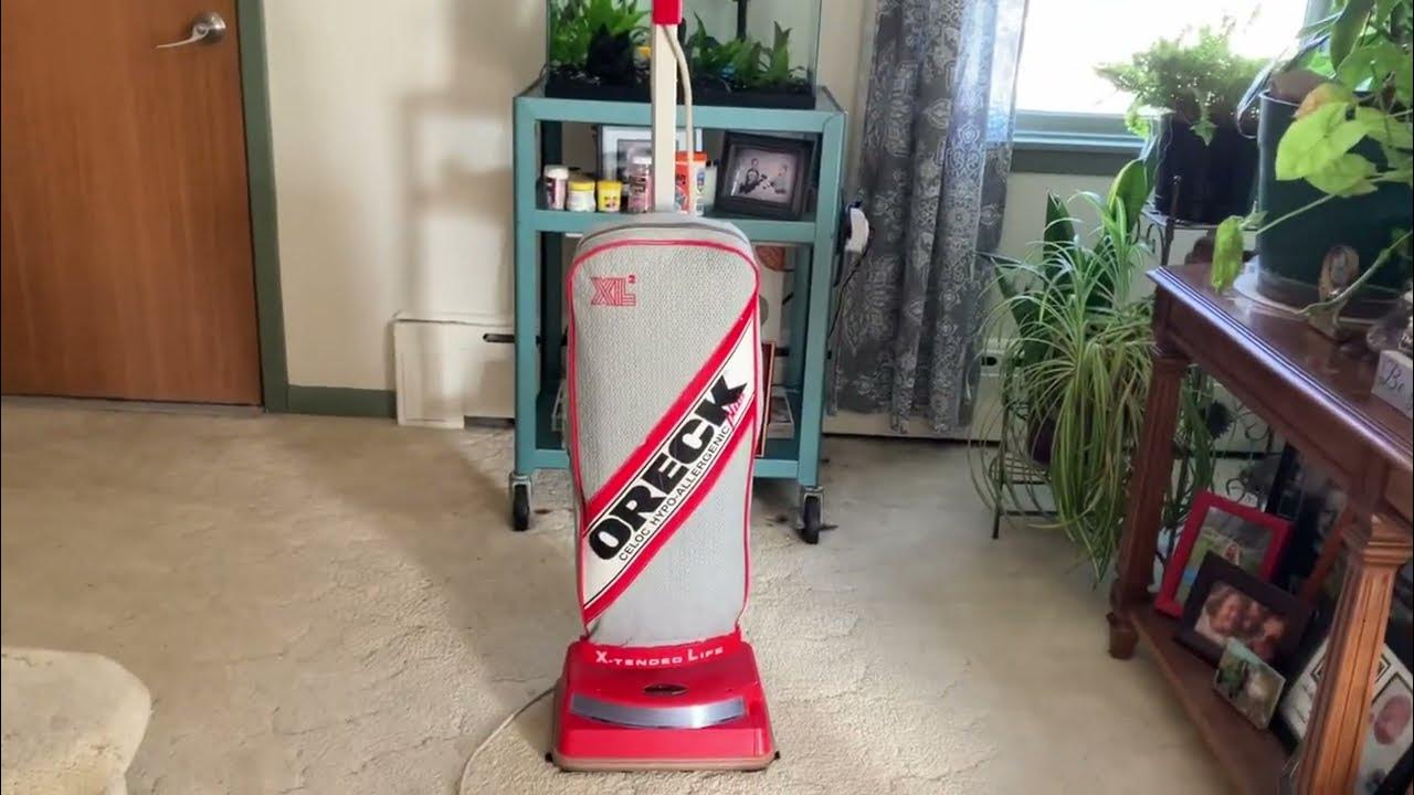 How To Change The Bag On An Oreck XL (works on most oreck vacuums with