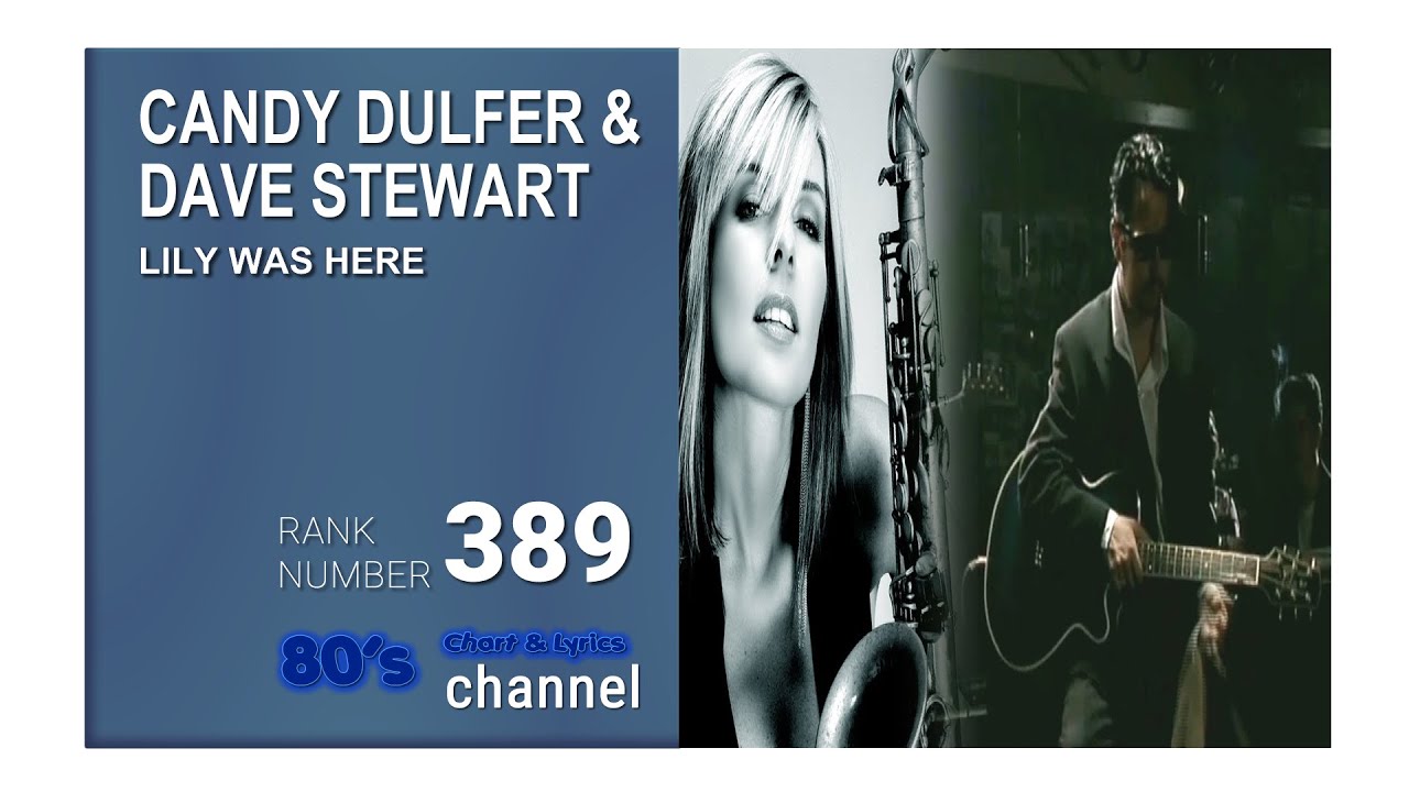 CANDY DULFER & DAVE STEWART LILY WAS HERE YouTube