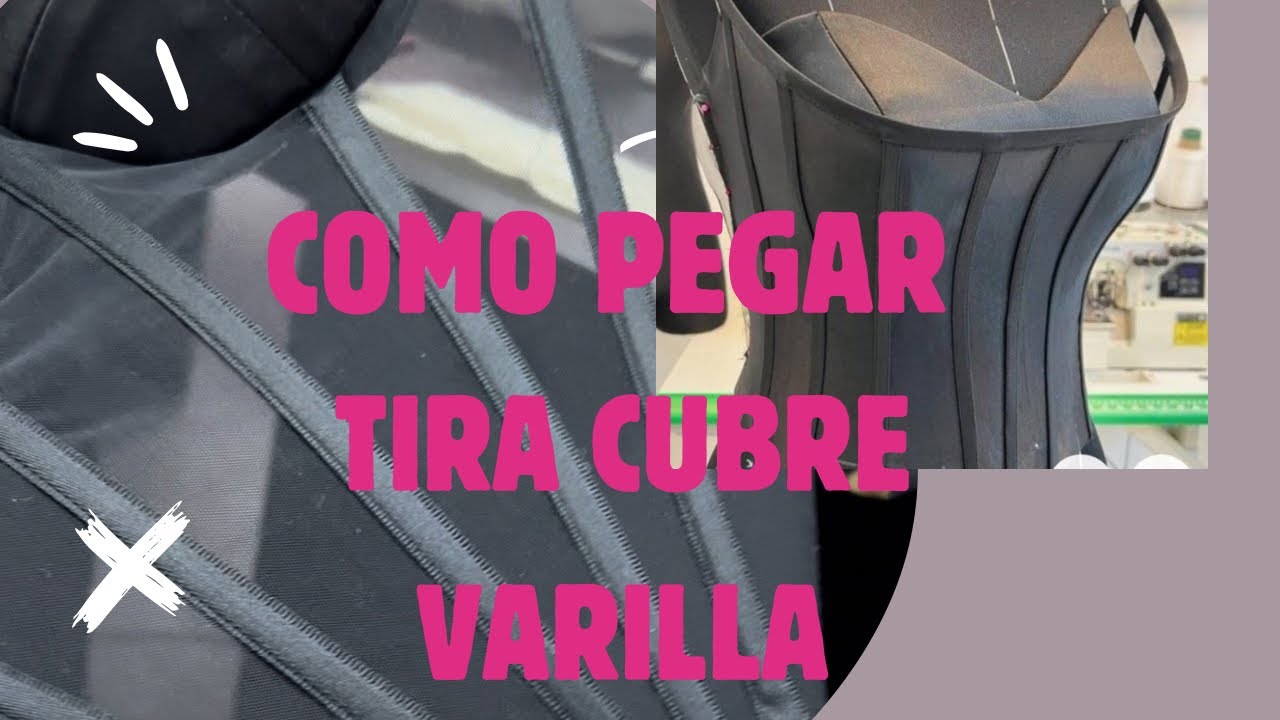 Cómo pegar tira cubre varilla en bustier & corset (corsé) by Jorge Ayala