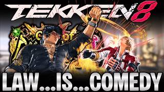Playing LAW Cured My TEKKEN 8 Frustrations... GOD 3 RANKED PROMOTION