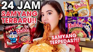 24 JAM MAKAN SAMYANG TERBARU!! PEDASNYA NGALAHIN SAMYANG LAINNYA??!