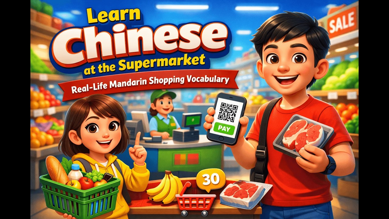 Learn Chinese at the Supermarket | Real-Life Mandarin Shopping Vocabulary