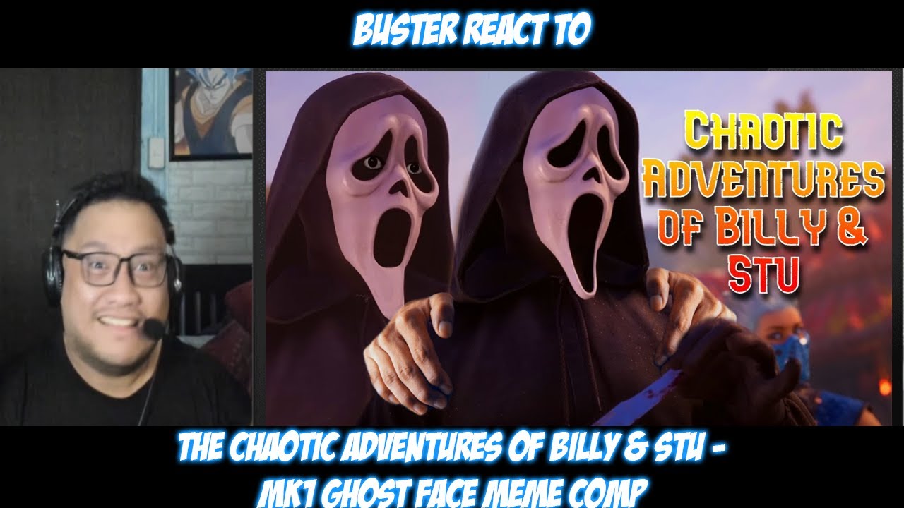 Хаотичные приключения Билли и Стю - РЕАКЦИЯ НА КОМПЛЕКТ ЛИЦ ПРИЗРАКА MK1
