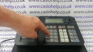 How To Link A PLU To A Department On The Casio SE-G1 / SE-S700 / SM-T273 / PCR-T273 Cash Register