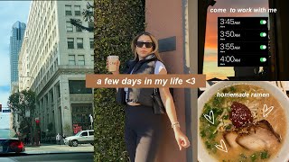A WEEK IN MY LIFE// come to work with me + life of a homebody!!