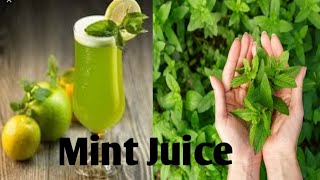 5 mints Healthy detox Mint juice or Pudina juice 🤔 😋 recipe in kannada screenshot 4