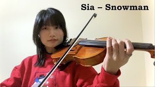 Sia Snowman Violin Cover With Notes