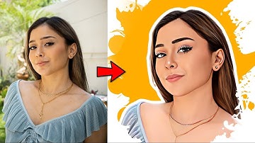 Cartoon portrait effect in just one click | caricature photo editing