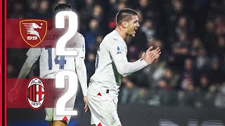 Jović salvages a point at the death | Salernitana 2-2 AC Milan | Highlights Serie A