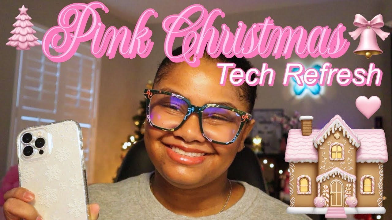 The Ultimate Pink Christmas Tech Refresh|Iphone 12 Pro Max & iPad Air 2024