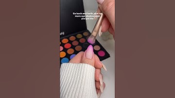 How to do ombré eyeshadow nails step by step 🫶🏼💅🏻☁️ #ombrenails #halloweennails #nailtrends