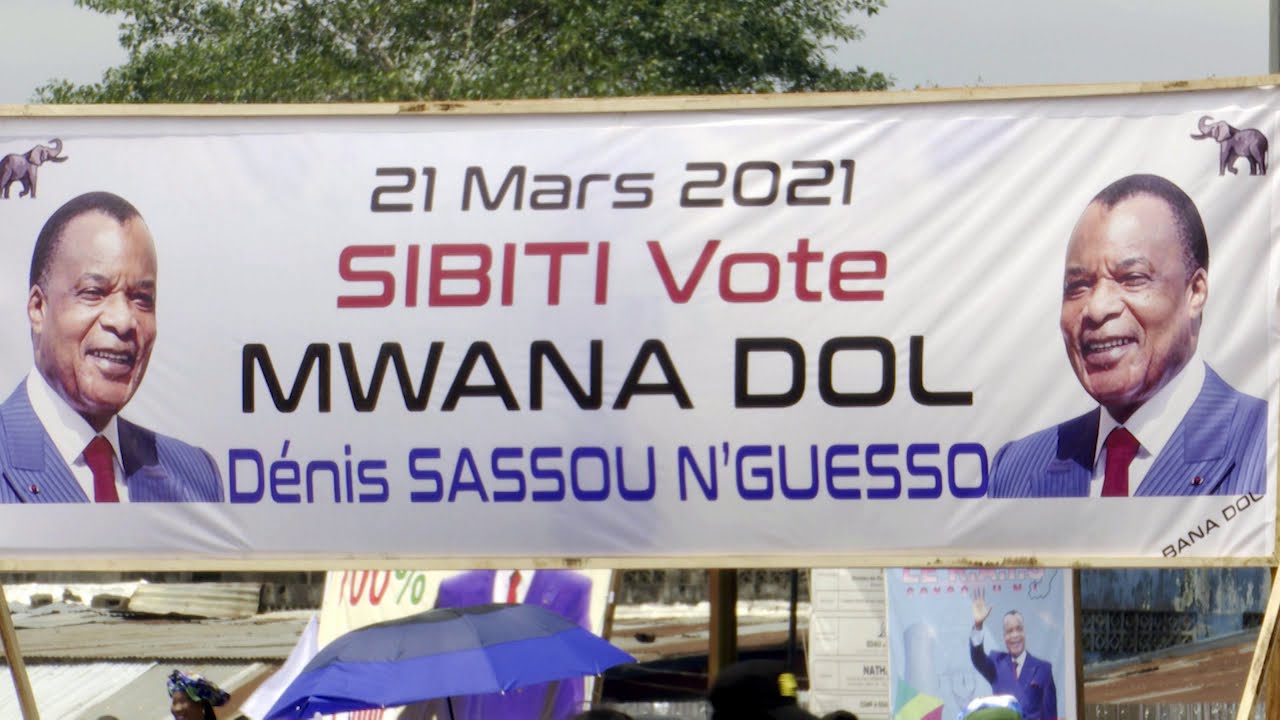 Meeting de campagne du candidat Denis SASSOU Nguesso à SIBITI - Présidentielle #2021
