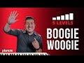 5 Levels Of The Boogie Woogie 🔥🎹 (Piano Lesson with Sheet Music)