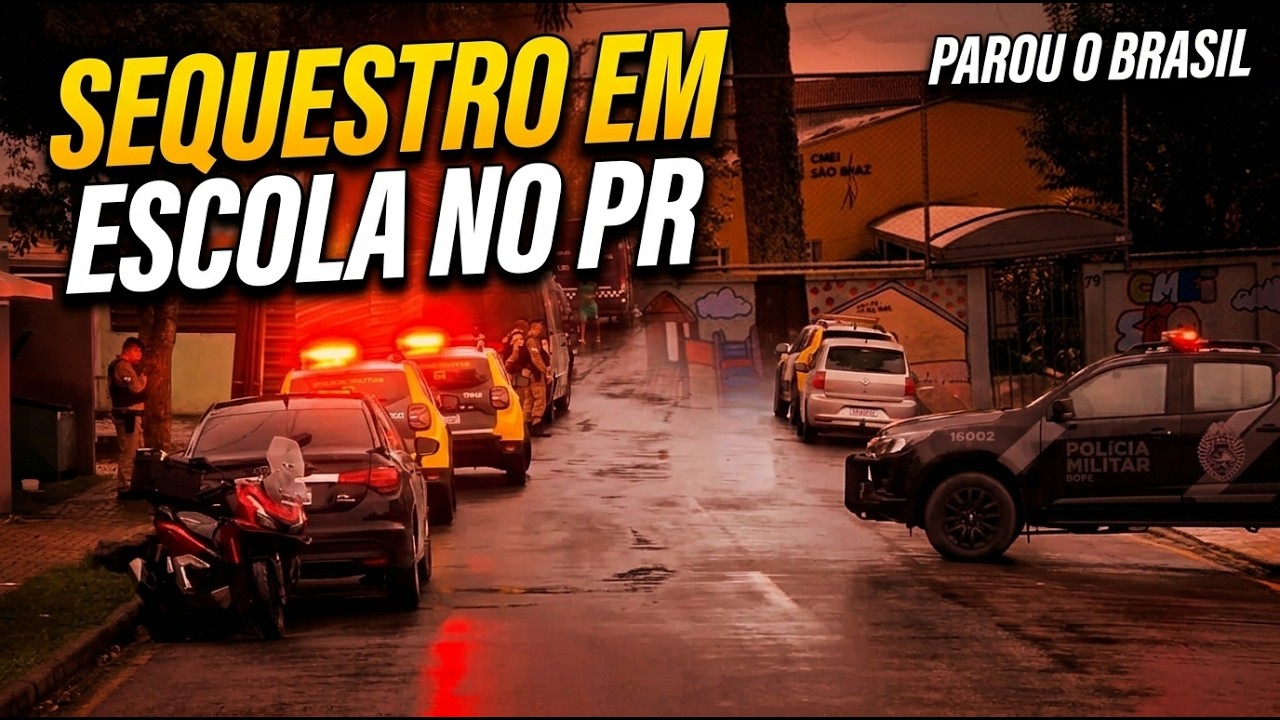 Homem é morto após fazer crianças reféns em escola de Curitiba