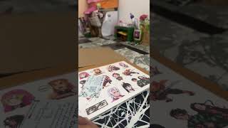 Demon slayer stickers #anime #sticker #demonslayer #song #animeshorts #cute #beautiful
