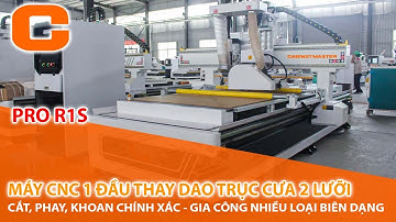 Máy CNC 1 Đầu Trục Cưa Xoay 360 Độ Trục Chính ATC Gia Công Đa Vật Liệu - PRO R1S