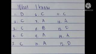 Answer Key HOPE 2 Quarter 2 Module 3
