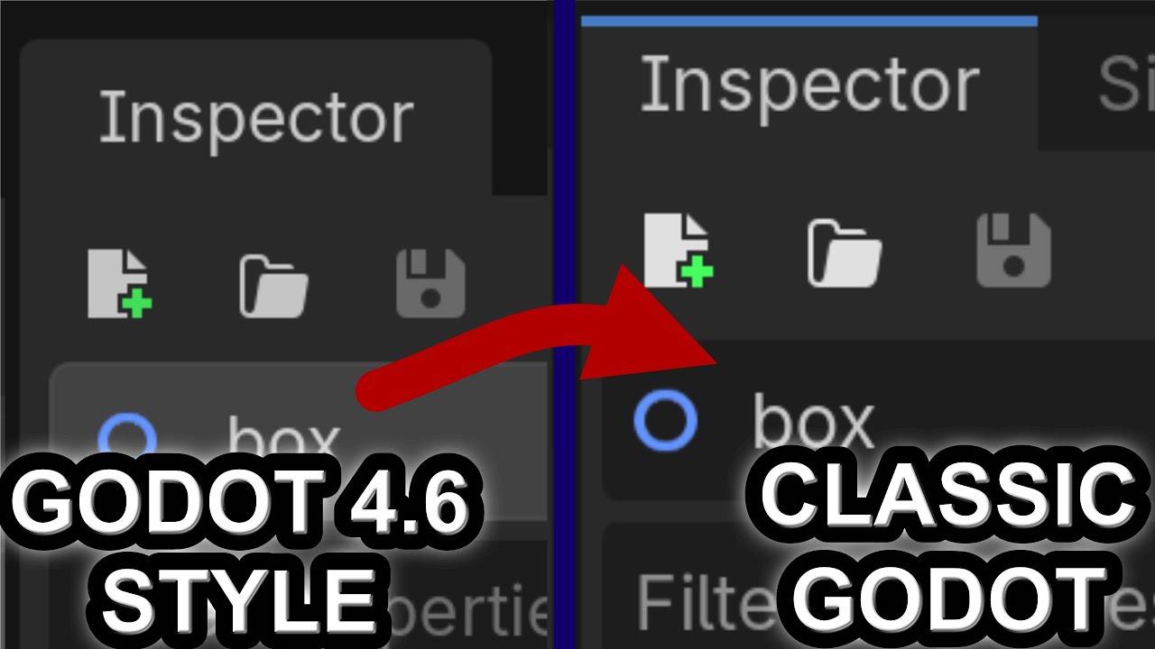 I don't like godot 4.6 editor style (how to change editor styles) - YouTube