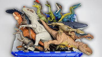 HUGE HAUL of Jurassic World APEX Predators | Indominus Rex, T-Rex, Carcharodontosaurus, and More!