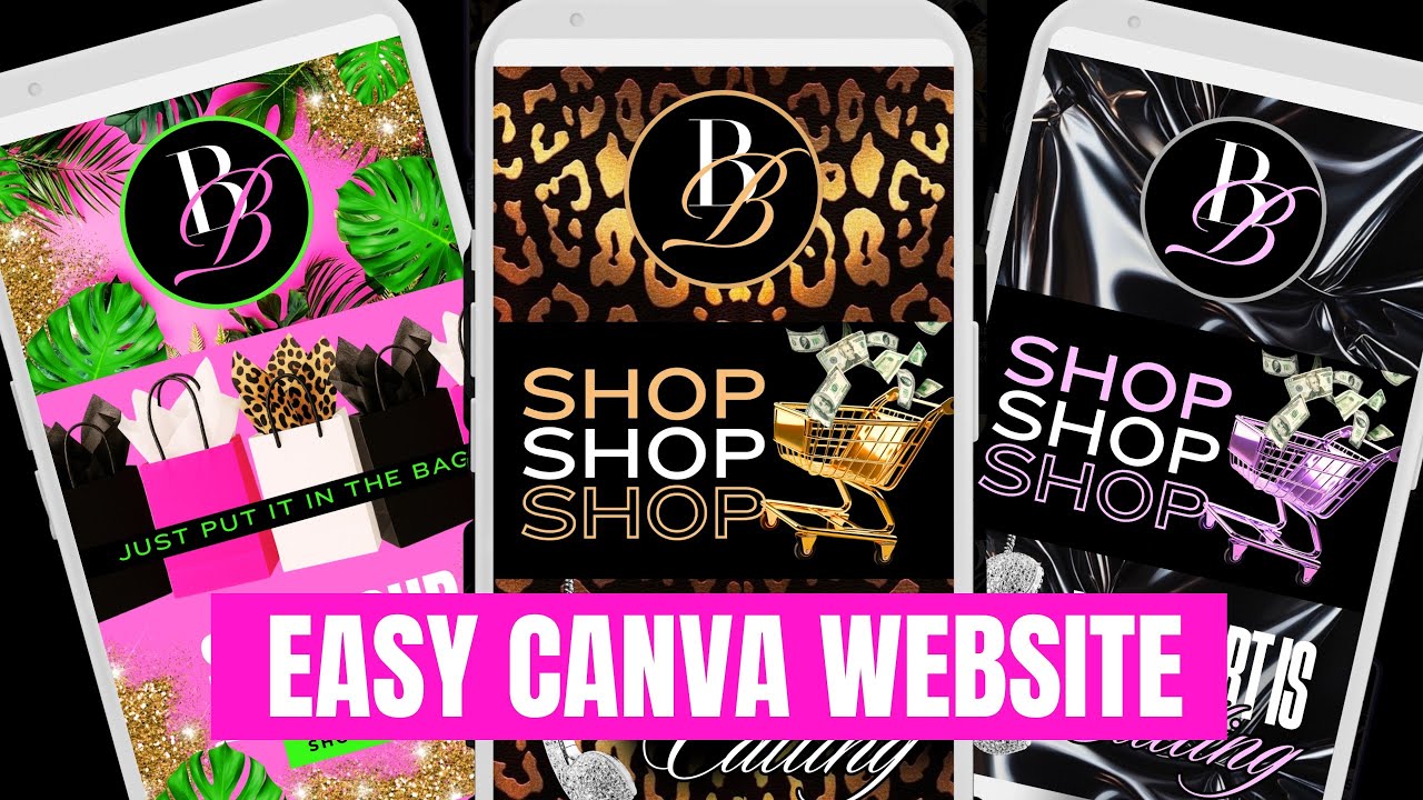 Простой дизайн веб-сайта на Canva 🎉 Учебное пособие по созданию веб-сайта на Canva для начинающих