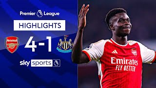 Gunners win SIXTH game in a row! 🔥 | Arsenal 4-1 Newcastle | Premier League Highlights image