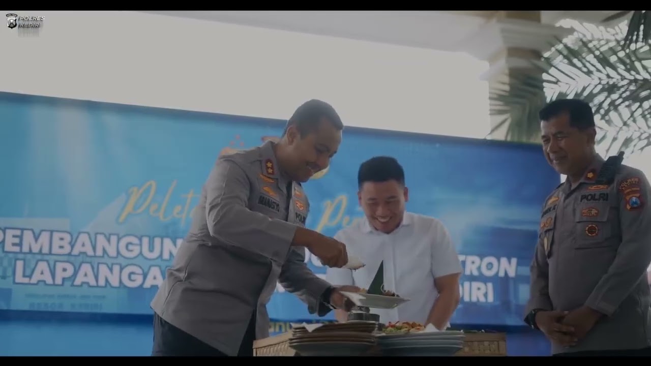 Menuju Lebih Modern, Outdoor Videotron Polres Kediri Mulai Dibangun