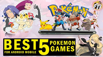 FREE..!! Best 5 Pokemon Games for Android Mobile users | Tamil | Free Pokémon Games