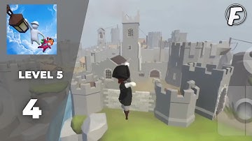 Human Fall Flat Mobile - Gameplay Walkthrough Part 4 - Level 6: Castle (iOS, Android)