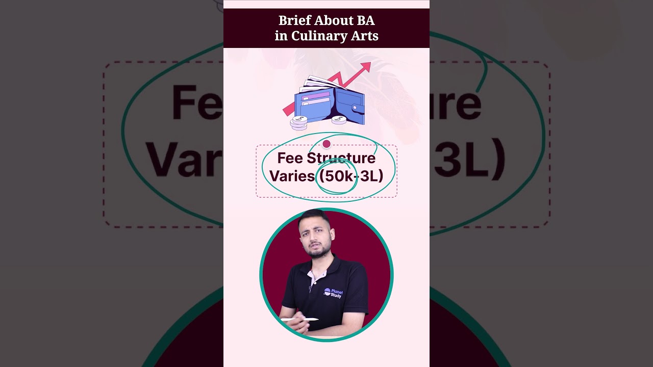 BA karna hai Culinary Arts mein? Details dekh lo!🫵#shorts
