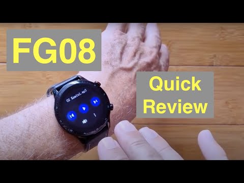 Bakeey FG08 Bluetooth Calling Music Storage IP68 Waterproof Sports Smartwatch: Quick Overview