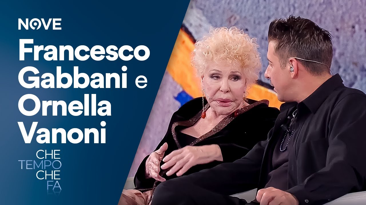 Francesco Gabbani e Ornella Vanoni | Che tempo che fa