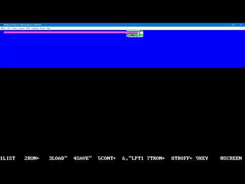 GWBASIC   THE BUS DEMO