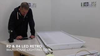 (2017 Version) LED MAGNETIC STRIP RETROFIT KIT FOR 4 FT or 2 FT TROFFER OR STRIP FIXTURES